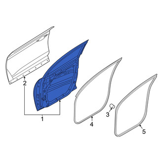 Hyundai OE - Rear Right Door Shell