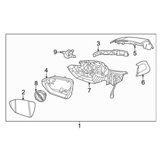 Hyundai OE - Front Left Door Mirror