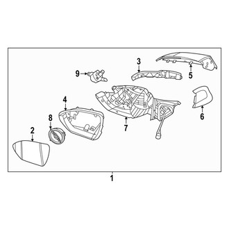 Hyundai OE - Front Door - Outside Mirrors (Korea Built), (Essential / GLS / Limited / Limited Tech / N Line / Preferred / SE / SEL / Urban / XRT)