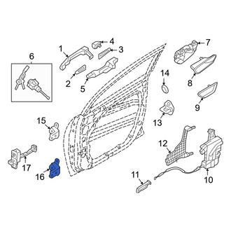Hyundai OE - Front Right Lower Door Hinge