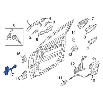 Hyundai OE - Front Left Door Check