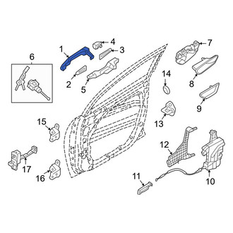 Hyundai OE - Front Left Outer Exterior Door Handle