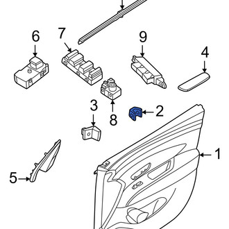 Hyundai OE - Door Interior Trim Panel Retainer