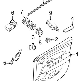 Hyundai OE - Front Door - Interior Trim (USA Built)