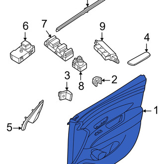 Hyundai OE - Rear Right Outer Door Outer Panel
