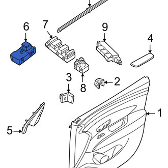 Hyundai OE - Front Right Door Lock Switch