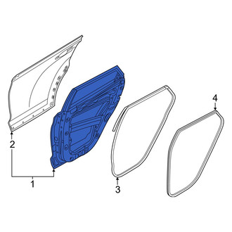Hyundai OE - Rear Left Door Shell