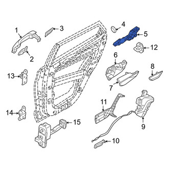 Hyundai OE - Rear Right Exterior Door Handle Base