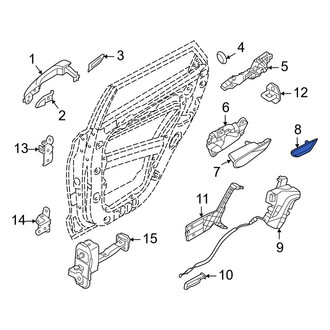 Hyundai OE - Front Left Outer Exterior Door Handle Cover