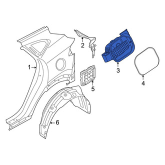 Hyundai OE - Rear Fuel Filler Housing