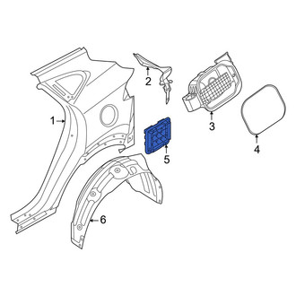 Hyundai OE - Rear Right Quarter Panel Vent