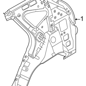 Hyundai OE - Quarter Panel - Inner Structure (USA Built), (Limited / SE / SEL / XRT)
