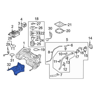 Hyundai OE - Fuel Tank Shield