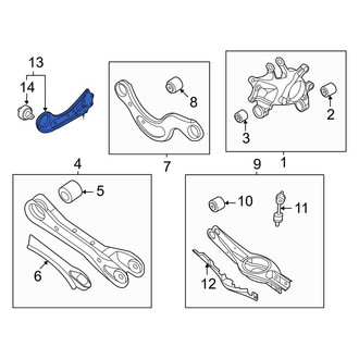 Hyundai OE - Rear Left Suspension Control Arm