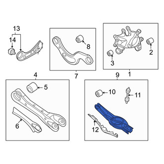 Hyundai OE - Front Left Suspension Control Arm