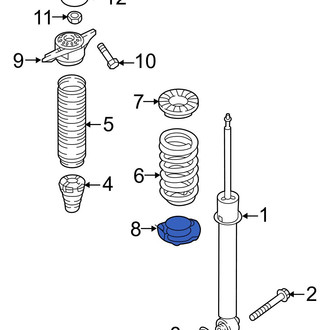 Hyundai OE - Front Coil Spring Insulator