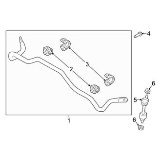 Hyundai OE - Rear Suspension - Stabilizer Bar & Components (Limited / N Line / SE / SEL / XRT FWD)