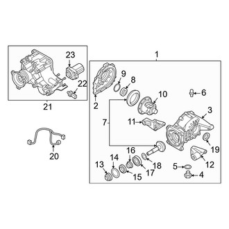 Hyundai OE - Rear Suspension - Axle & Differential (Limited / N Line / SE / SEL / XRT AWD)