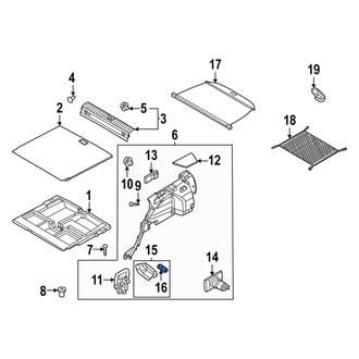 Hyundai OE - Rear Left Trunk Light Bulb