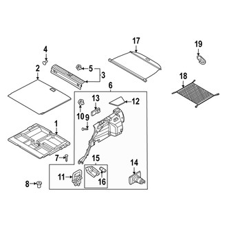 Hyundai OE - Rear Body & Floor - Interior Trim (Korea Built), (Limited / N Line / SEL / XRT)