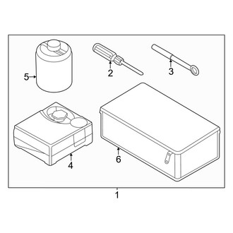 Hyundai OE - Rear Body & Floor - Jack & Components (Blue Hybrid / Limited Hybrid / SEL Convenience Hybrid)