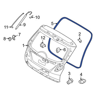 Hyundai OE - Rear Hatch Seal
