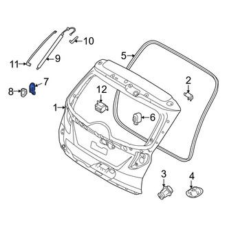 Hyundai OE - Rear Inner Liftgate Stop Bumper
