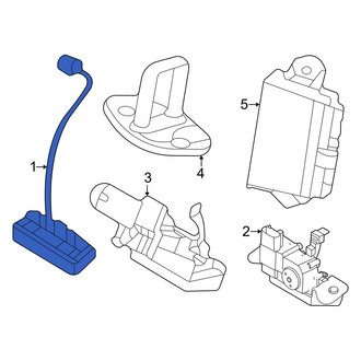 Hyundai OE - Rear Liftgate Latch Handle