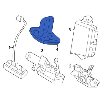 Hyundai OE - Rear Liftgate Lock Striker Plate