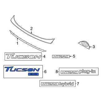 Hyundai OE - Rear Hatch Emblem