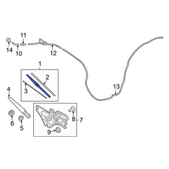 Hyundai OE - Rear Wiper Blade