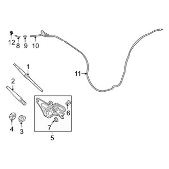Hyundai OE - Rear Back Glass Washer Nozzle