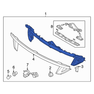 Hyundai OE - Rear Center Tail Light Assembly