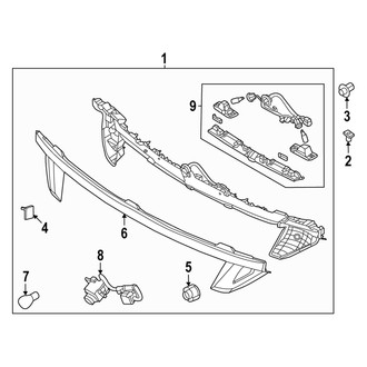 Hyundai OE - Rear Lamps - Combination Lamps (Bulb Type, Korea Built), (Blue Hybrid / SEL / SEL Plug-In Hybrid)