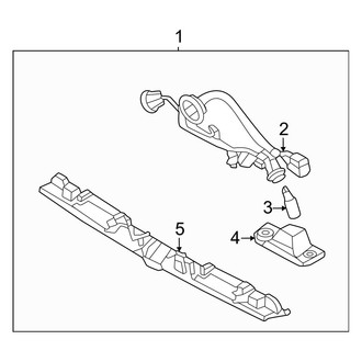 Hyundai OE - Rear License Plate Light Assembly