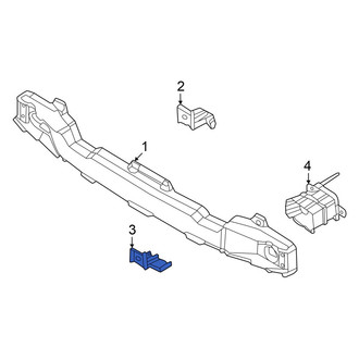 Hyundai OE - Rear Lower Bumper Impact Bar Bracket