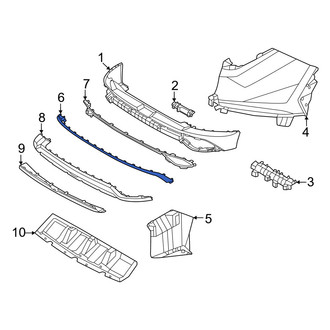 Hyundai OE - Front Upper Bumper Trim