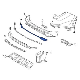Hyundai OE - Rear Upper Bumper Trim