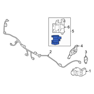 Hyundai OE - Rear Left Blind Spot Detection System Warning Sensor