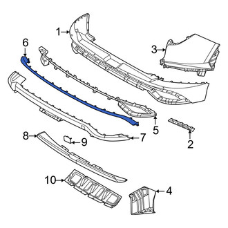 Hyundai OE - Rear Lower Bumper Trim