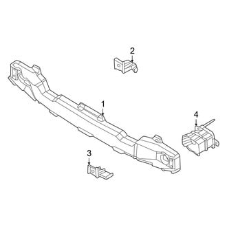 Hyundai OE - Rear Bumper - Bumper & Components (Mount Components), (Blue Hybrid / Limited Hybrid / Luxury Hybrid / SEL Convenience Hybrid / SEL Plug-In Hybrid / Ultimate Hybrid)
