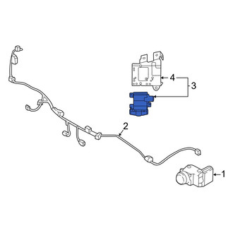 Hyundai OE - Rear Left Blind Spot Detection System Warning Sensor
