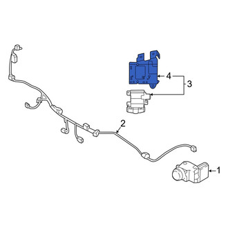 Hyundai OE - Left Blind Spot Detection System Warning Sensor Bracket