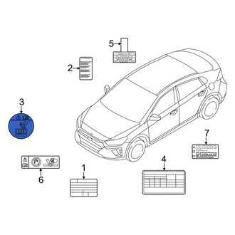 Hyundai OE - Caution Label