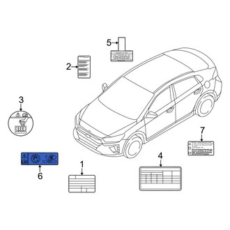 Hyundai OE - Caution Label