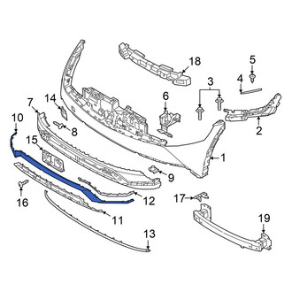 Hyundai OE - Front Center Bumper Trim