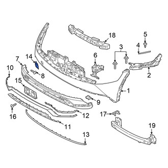 Hyundai OE - Front Tow Eye Cap