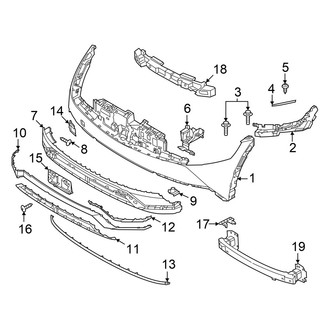 Hyundai OE - Front Bumper & Grille - Bumper & Components