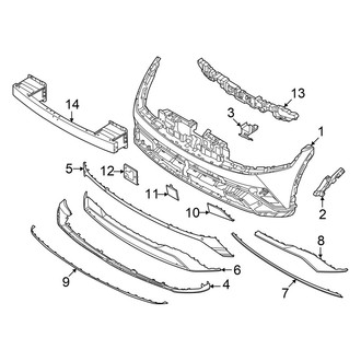 Hyundai OE - Front Bumper & Grille - Bumper & Components