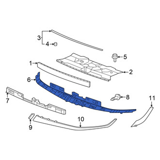 Hyundai OE - Grille Molding Bracket